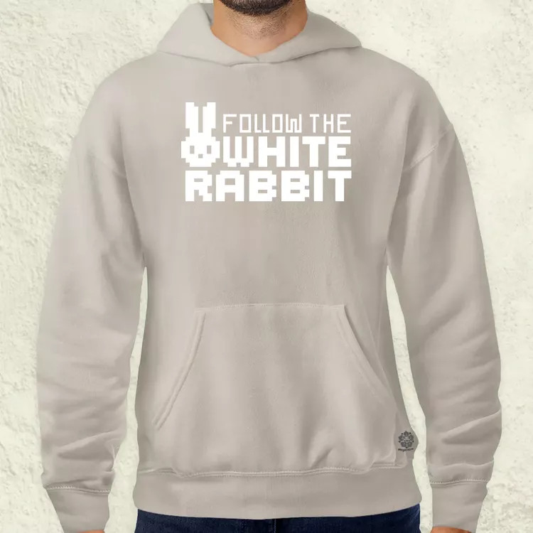 Follow the White Rabbit férfi pulóver
