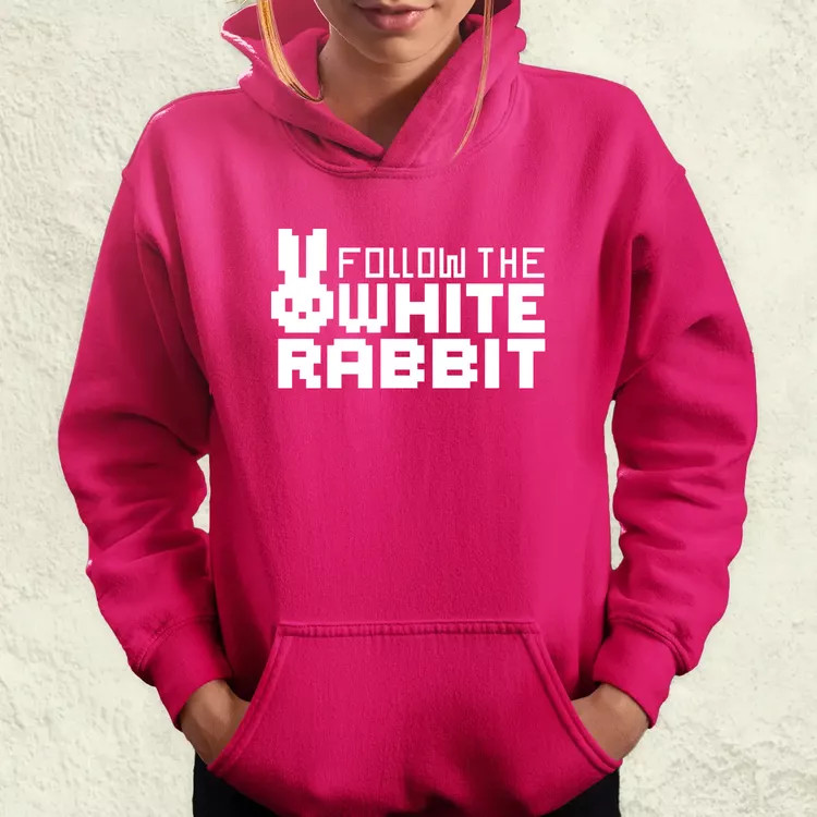 Follow the White Rabbit női pulóver