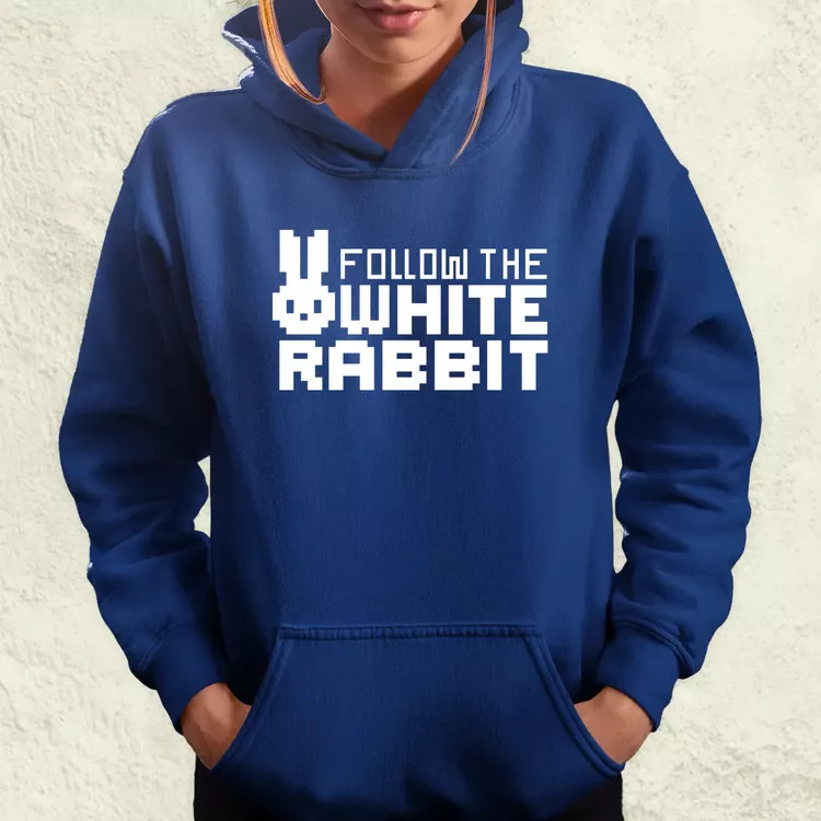 Follow the White Rabbit női pulóver