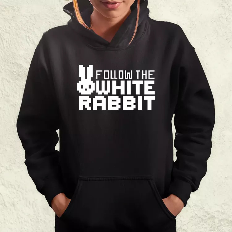 Follow the White Rabbit női pulóver