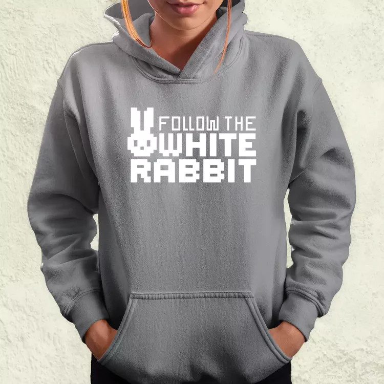 Follow the White Rabbit női pulóver