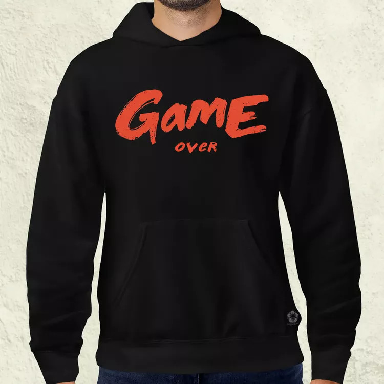 Game over v10 férfi pulóver