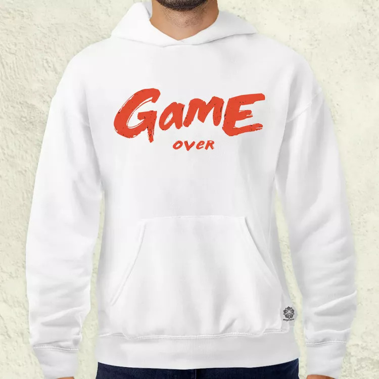 Game over v10 férfi pulóver