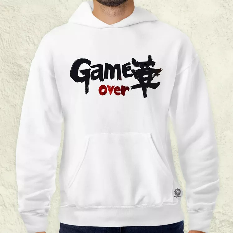 Game over v11 férfi pulóver