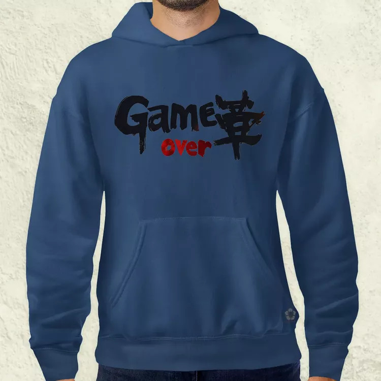 Game over v11 férfi pulóver