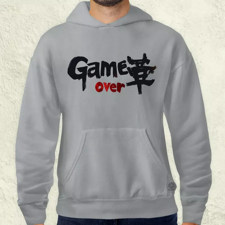 Game over v11 férfi pulóver