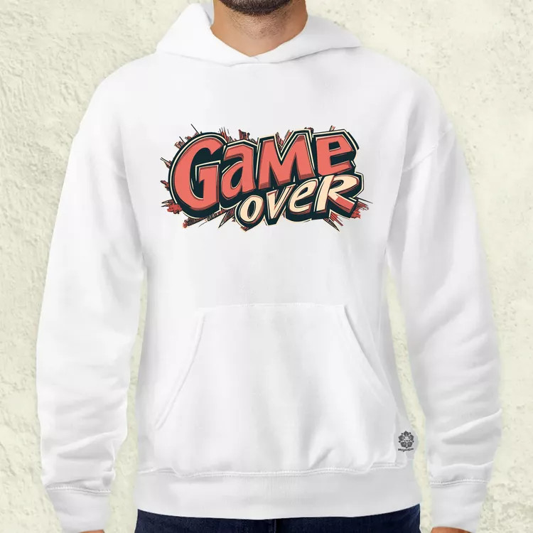 Game over v12 férfi pulóver