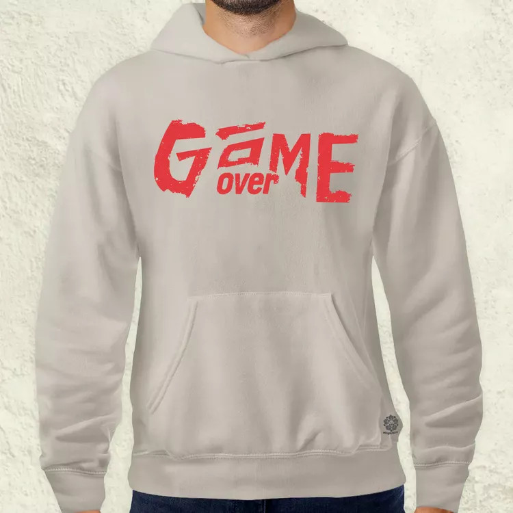 Game over v14 férfi pulóver
