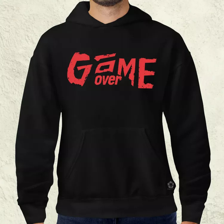 Game over v14 férfi pulóver