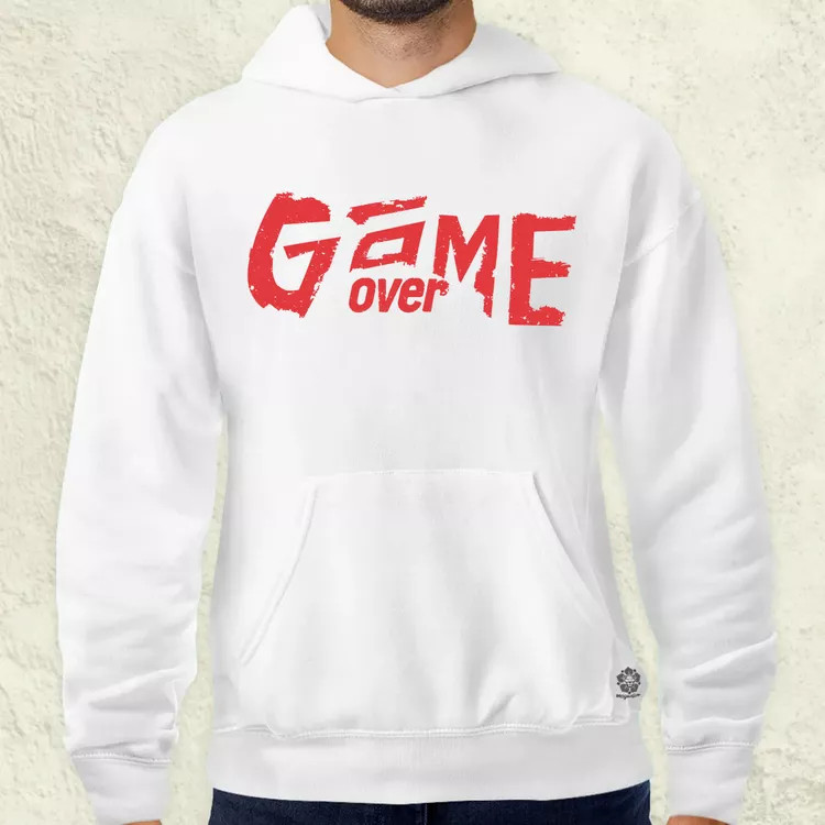 Game over v14 férfi pulóver