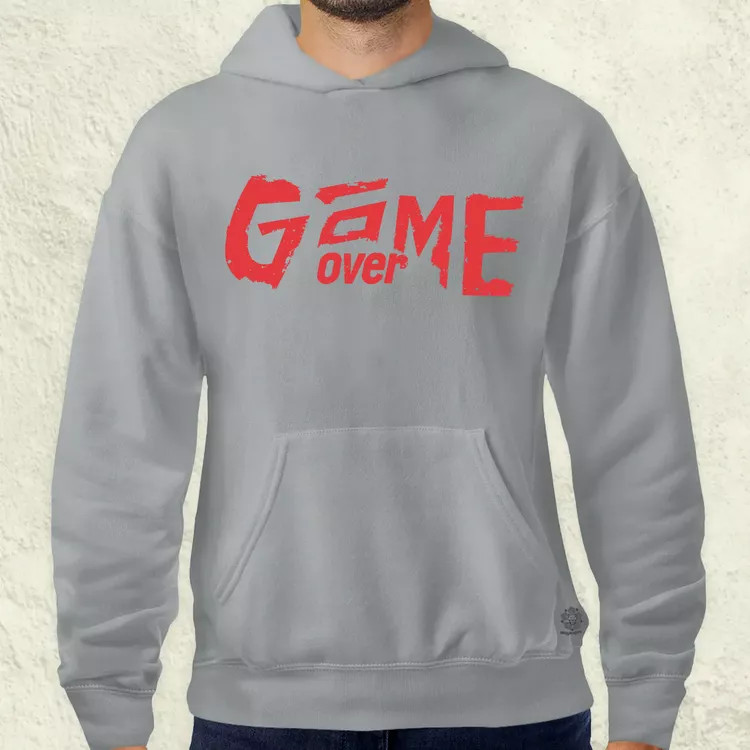 Game over v14 férfi pulóver