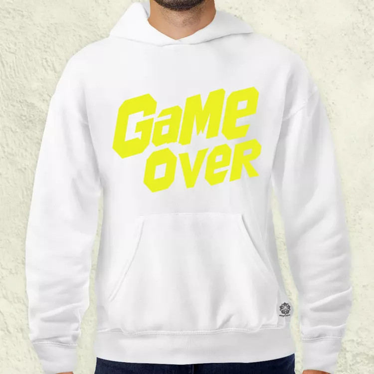 Game over v17 férfi pulóver