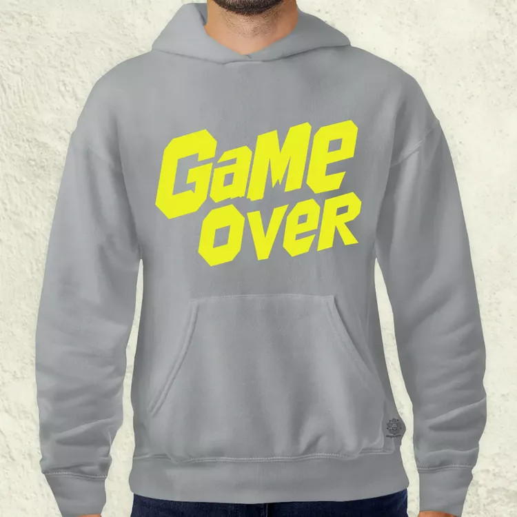 Game over v17 férfi pulóver