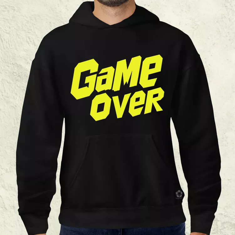 Game over v17 férfi pulóver