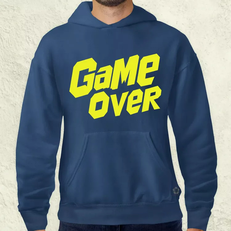 Game over v17 férfi pulóver