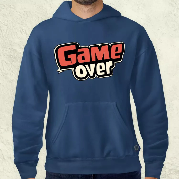Game over v2 férfi pulóver