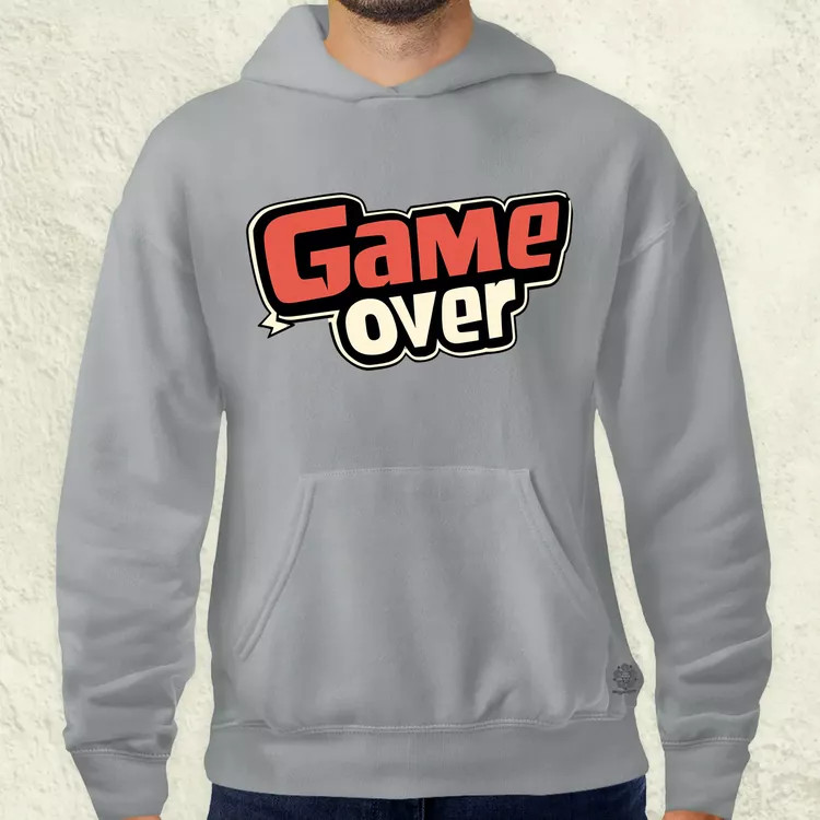 Game over v2 férfi pulóver