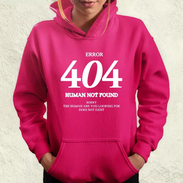 Human not found fehér női pulóver