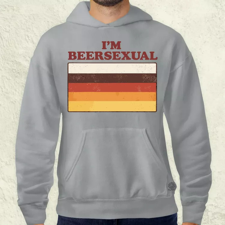 I'm Beersexual férfi pulóver