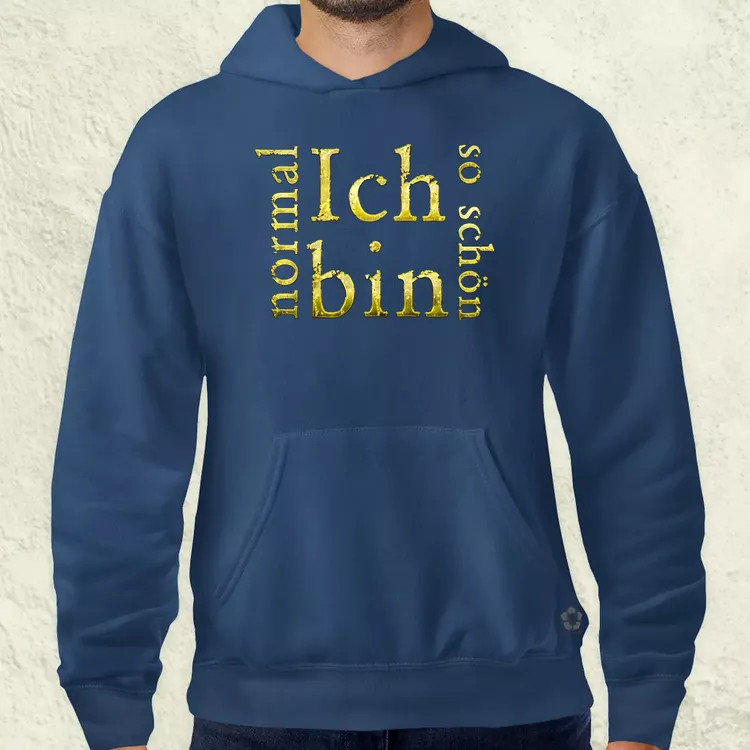 Ich bin normal férfi pulóver