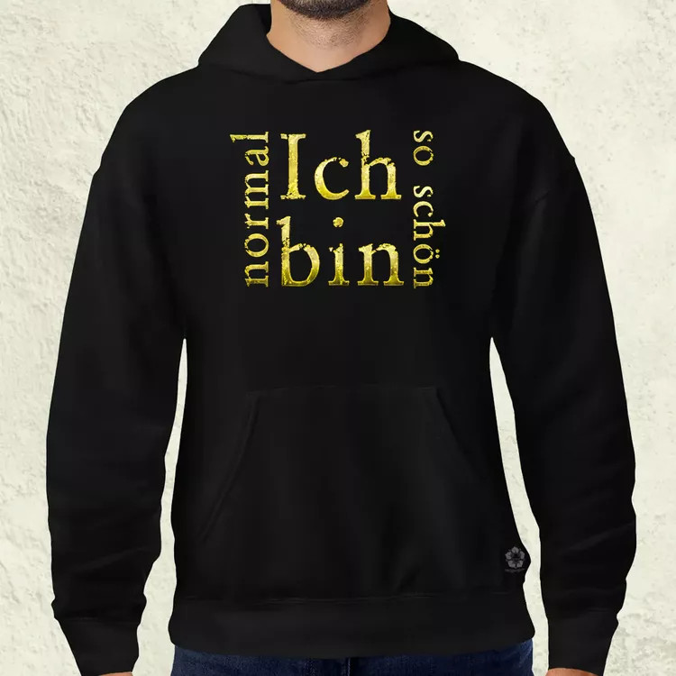 Ich bin normal férfi pulóver