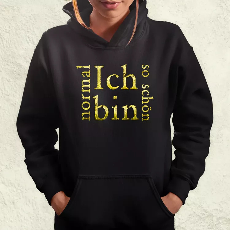 Ich bin normal női pulóver