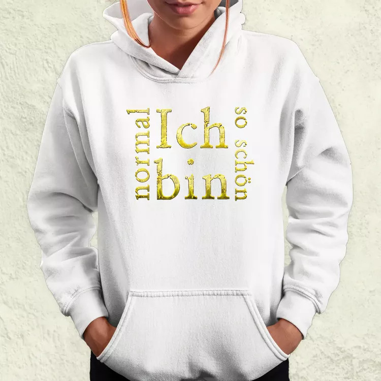 Ich bin normal női pulóver