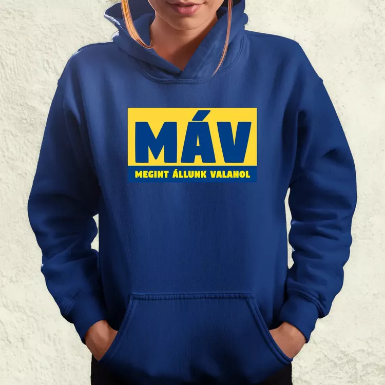 MÁV színes női pulóver
