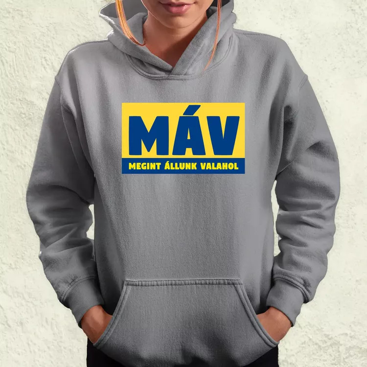 MÁV színes női pulóver