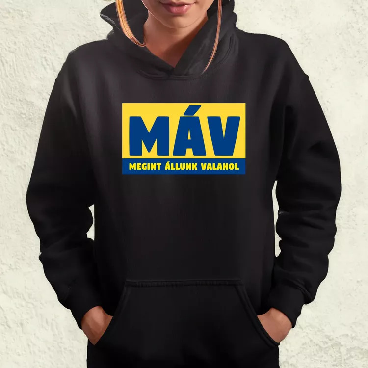 MÁV színes női pulóver