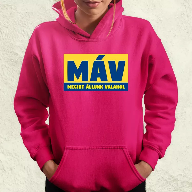 MÁV színes női pulóver