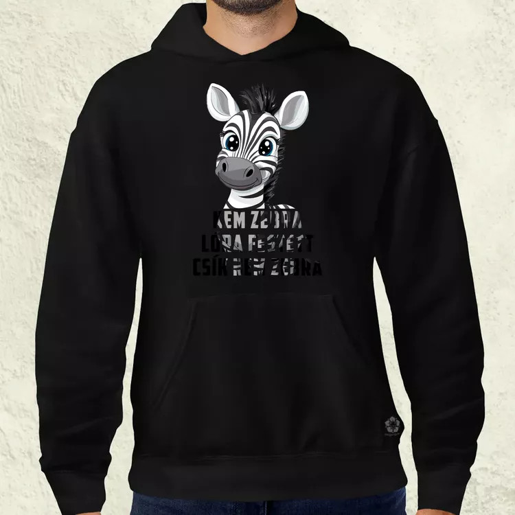 Nem zebra férfi pulóver