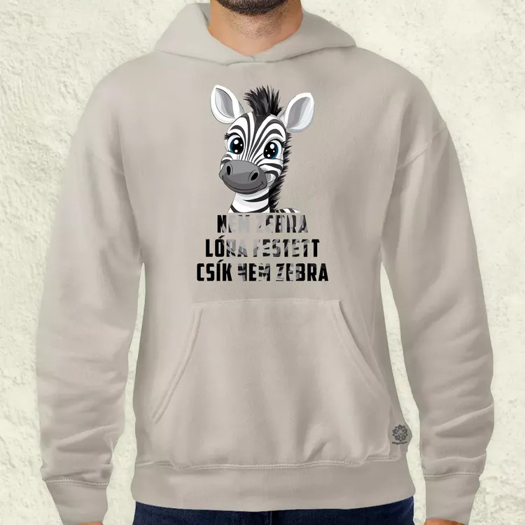Nem zebra férfi pulóver