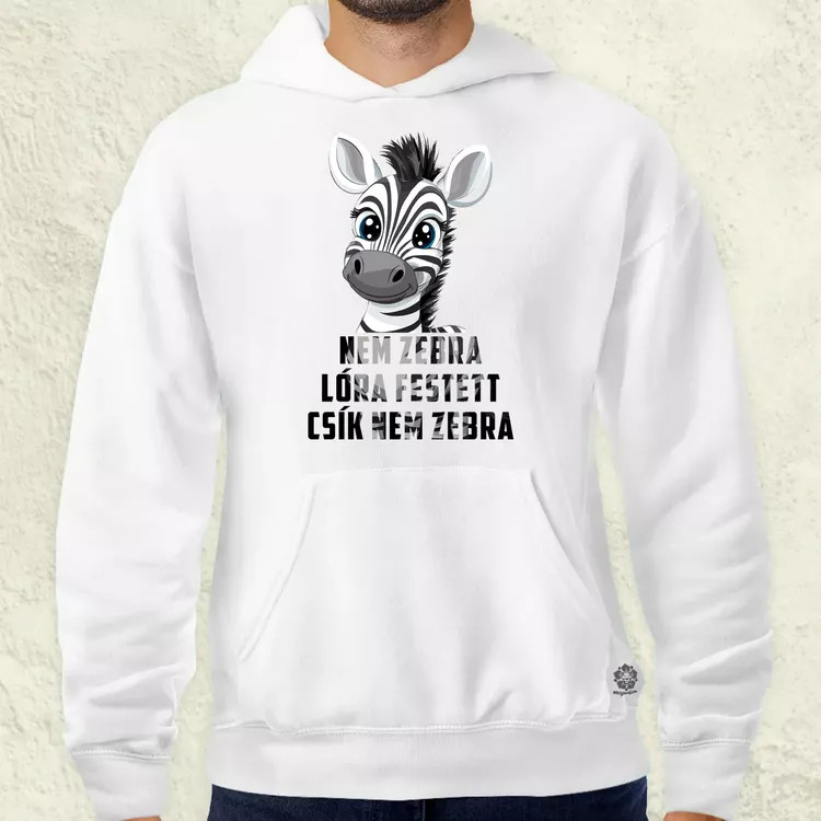 Nem zebra férfi pulóver