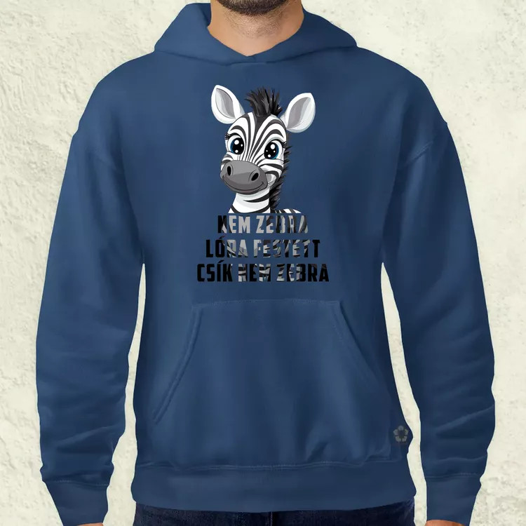Nem zebra férfi pulóver