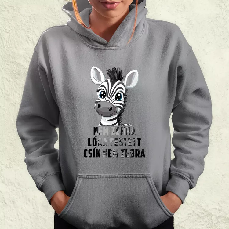Nem zebra női pulóver