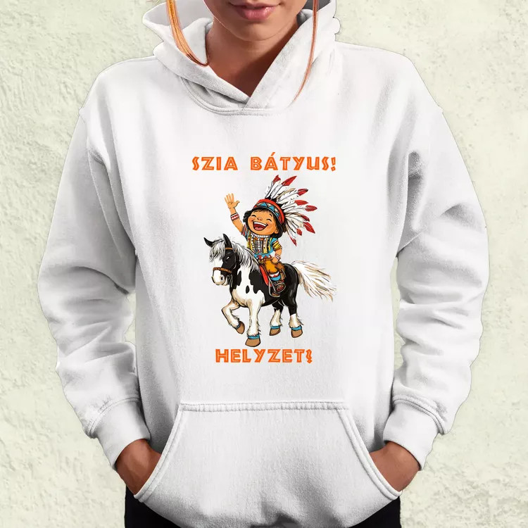 Szia Bátyus! Helyzet? női pulóver