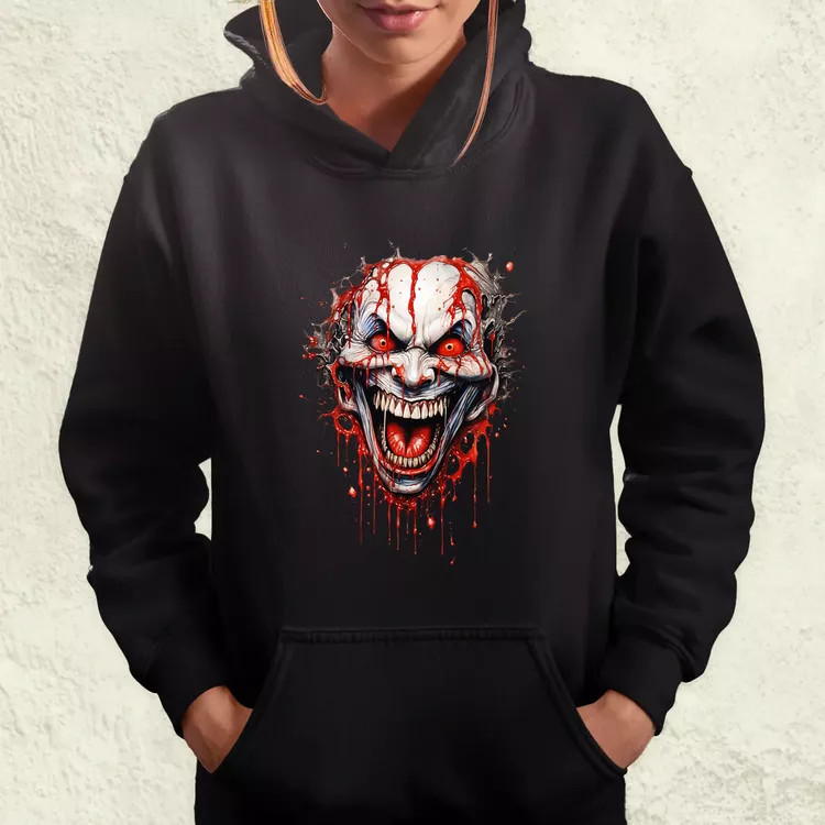 Gothpunk bohóc v11 női pulóver