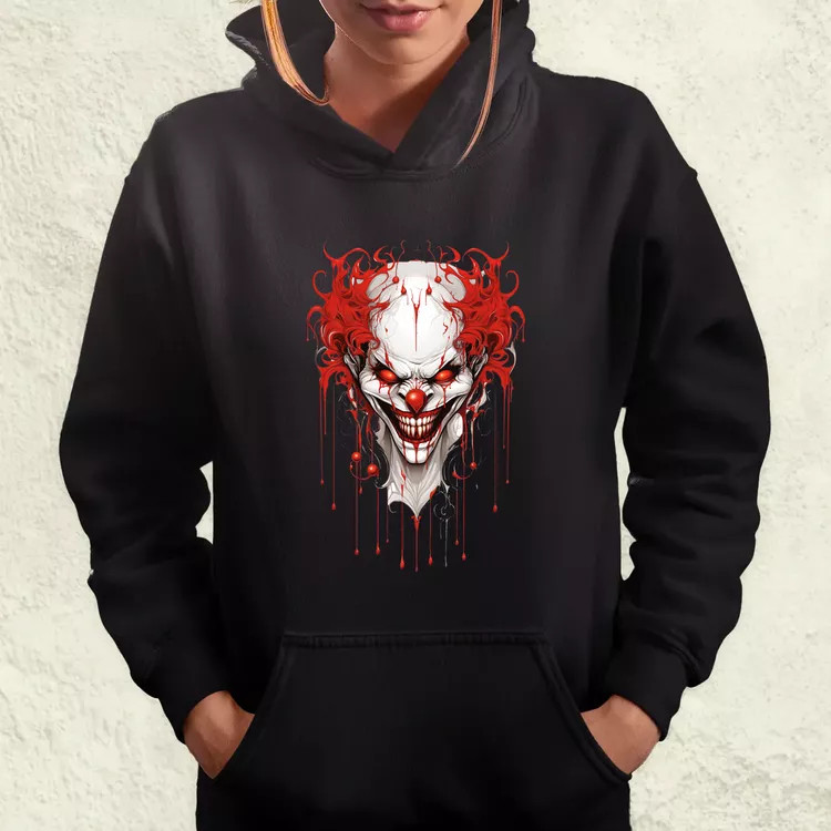 Gothpunk bohóc v4 női pulóver