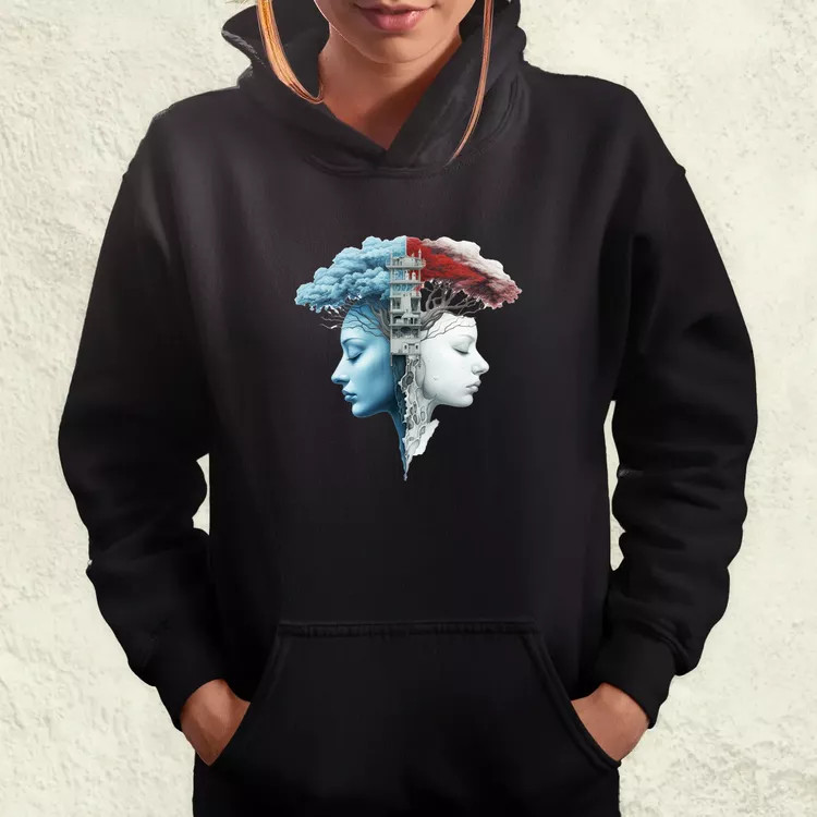 Mély gondolatok v4 női pulóver