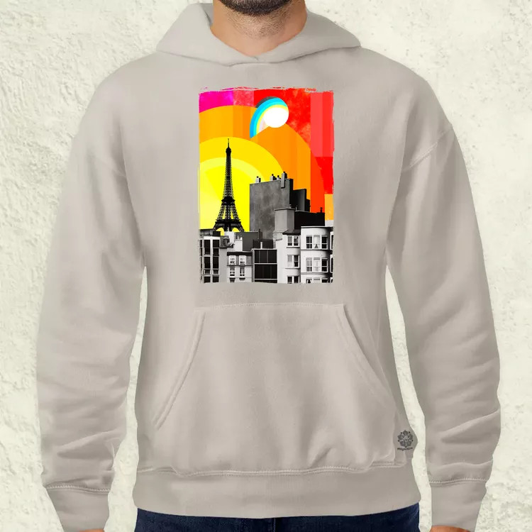 Minimál Párizs v1 férfi pulóver