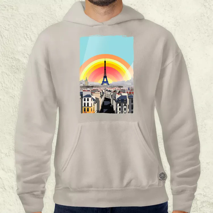 Minimál Párizs v2 férfi pulóver