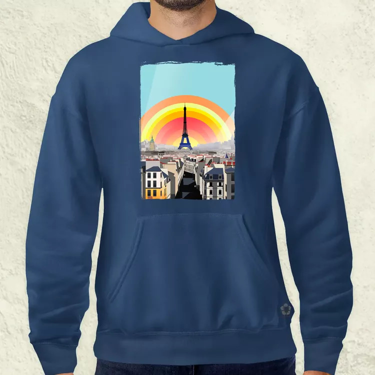 Minimál Párizs v2 férfi pulóver