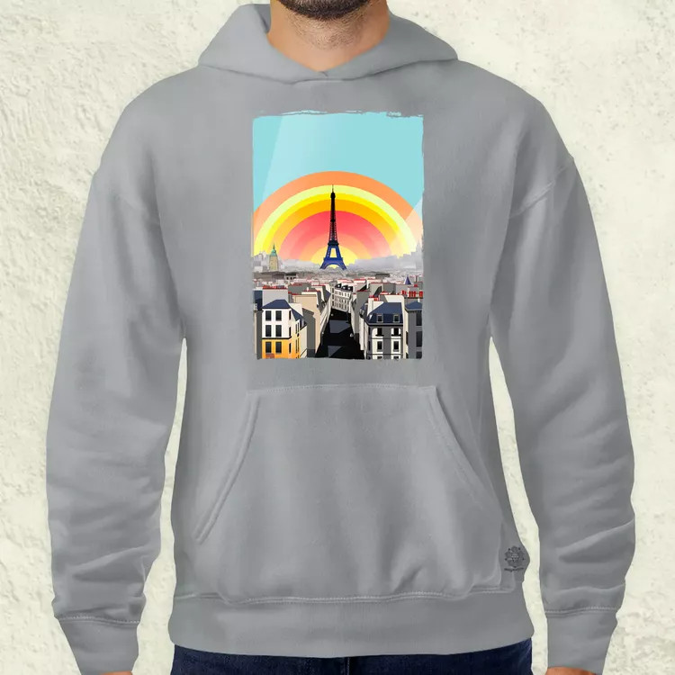 Minimál Párizs v2 férfi pulóver