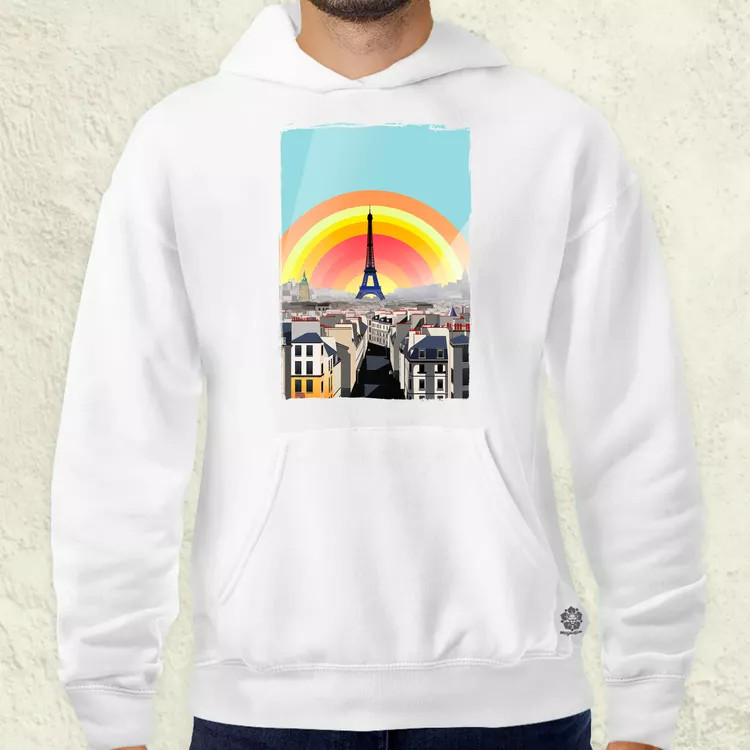 Minimál Párizs v2 férfi pulóver