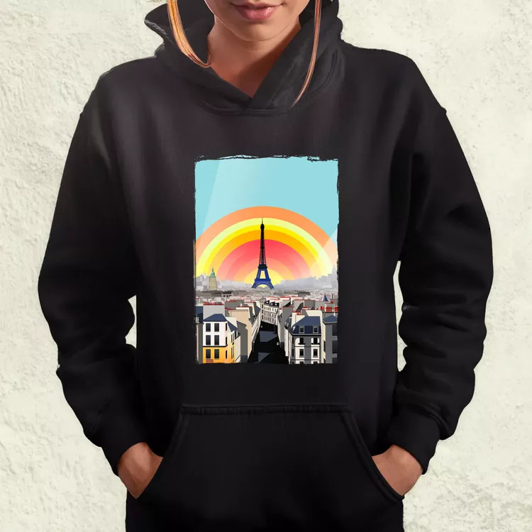 Minimál Párizs v2 női pulóver