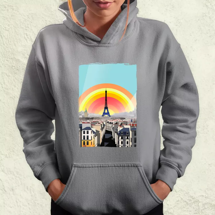 Minimál Párizs v2 női pulóver