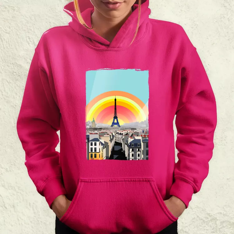 Minimál Párizs v2 női pulóver