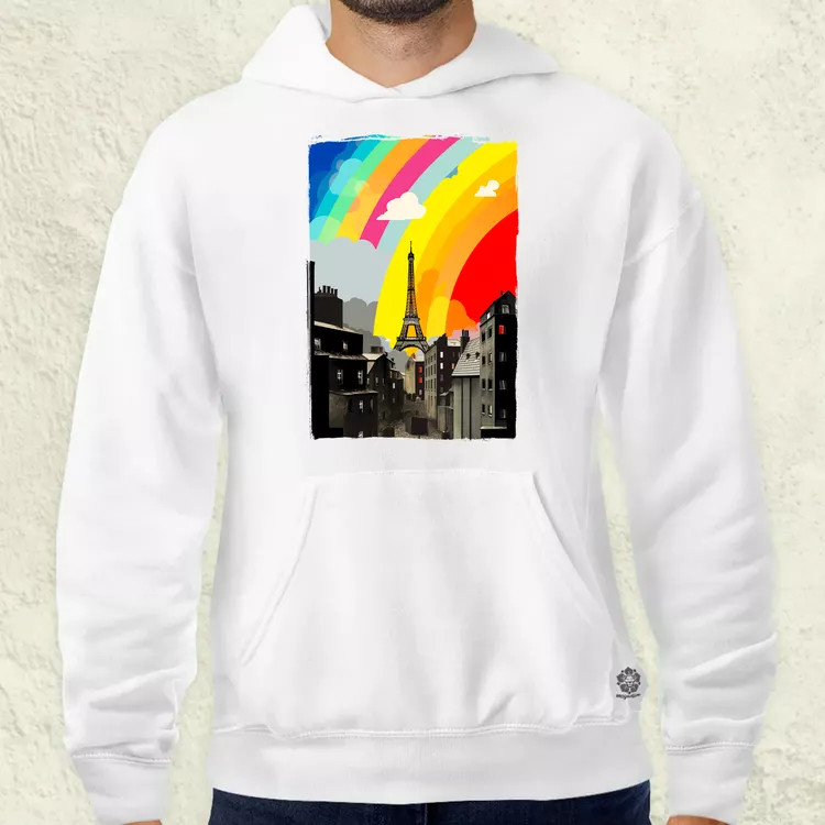 Minimál Párizs v3 férfi pulóver