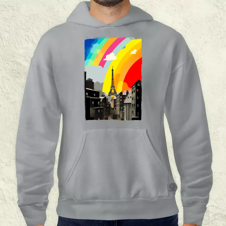 Minimál Párizs v3 férfi pulóver